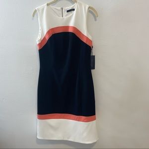 Tommy Hilfiger Sleeveless Colorblock Sheath Dress